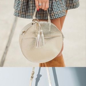 Anthropology Metallic Crossbody Purse!
